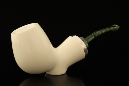 IMP Meerschaum Pipe - Sitting Brandy - RC Reverse Calabash with pocket case i2751