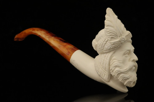 Sultan Block Meerschaum Pipe with pouch M4750
