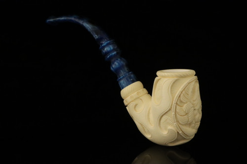 srv - Eagle Block Meerschaum Pipe with fitted case M4772