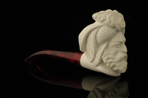 Sultan Block Meerschaum Pipe with pouch M4801
