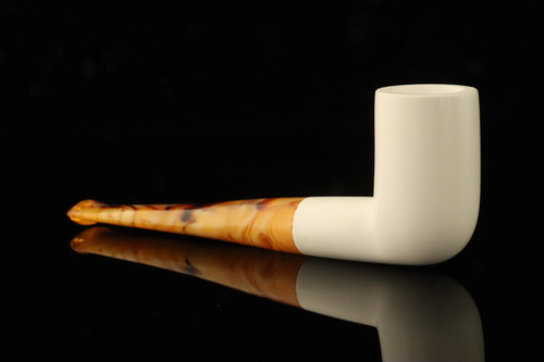 Billiard Block Meerschaum Pipe with pouch M4855