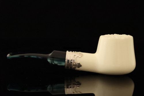 IMP Meerschaum Pipe - Samsun 55 - Hand Carved 9 mm Filter Pipe with case i2775