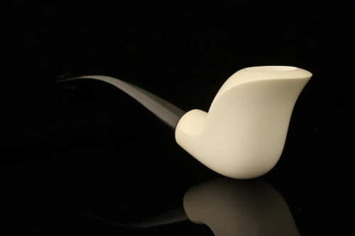 srv - Cobra Block Meerschaum Pipe with fitted case M4903