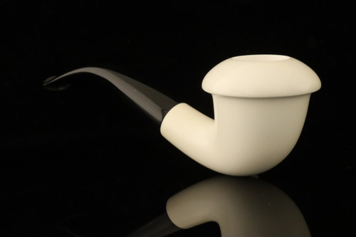 srv Premium - Calabash Block Meerschaum Pipe with fitted case M4909