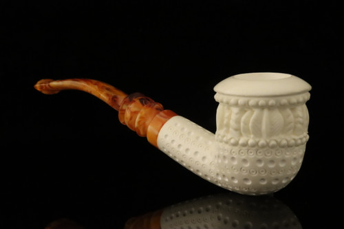 Topkapi Block Meerschaum Pipe with pouch M4923