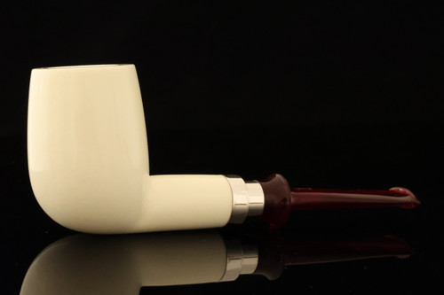 IMP Meerschaum Pipe - Billiard - Hand Carved with fitted case i2777