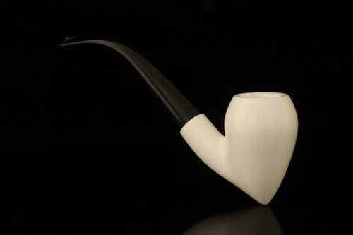 srv - Tomahawk Block Meerschaum Pipe with fitted case M4980