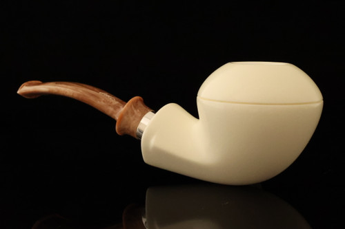 IMP Meerschaum Pipe - Kula - Hand Carved 9 mm Filter Pipe with case i2784