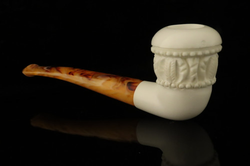 Topkapi Block Meerschaum Pipe with pouch M5011