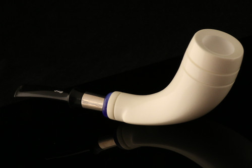 IMP Meerschaum Pipe - Colonial Hand Carved in a fitted CASE I1263