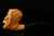Grim Reaper Block Meerschaum Pipe by Kenan with custom case 13095