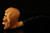 Grim Reaper Block Meerschaum Pipe by Kenan with custom case 13095