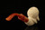 Skull with Beard Meerschaum Pipe by I. Baglan with custom case 13065