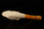 Floral Skull Block Meerschaum Pipe Hand Carved with custom case 13202