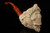 Bacchus Skull Block Meerschaum Pipe Carved by I. Baglan with case 13448