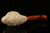Bacchus Skull Block Meerschaum Pipe Carved by I. Baglan with case 13448