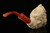 Bacchus Skull Block Meerschaum Pipe Carved by I. Baglan with case 13448