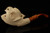Eagle in Claw Meerschaum Pipe Carved by I. Baglan with custom case 13451