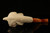 Eagle in Claw Meerschaum Pipe Carved by I. Baglan with custom case 13451