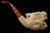 Eagle in Claw Meerschaum Pipe Carved by I. Baglan with custom case 13451