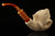 Eagle in Claw Meerschaum Pipe Carved by I. Baglan with custom case 13451