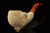 Carved Eagle's Claw Block Meerschaum Pipe with custom case 13601