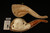 Skull in Claw Block Meerschaum Pipe with custom case 13673