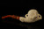 Skull in Claw Block Meerschaum Pipe with custom case 13673