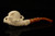 Skull in Claw Block Meerschaum Pipe with custom case 13673
