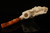 Horses & Pegasus Self Sitter Block Meerschaum  Pipe with custom case 13358