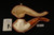 Eagle's Claw Block Meerschaum Pipe with custom case 13815