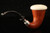 Calabash Meerschaum Pipe XL - Mahogany Wood with custom pocket case 13884