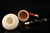Calabash Meerschaum Pipe XL - Mahogany Wood with custom pocket case 13884