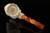 King Block Meerschaum Pipe by I. Baglan with custom case 13877