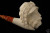 Cavalier Hand Carved Block Meerschaum Pipe with case 6054