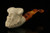 Viking Hand Carved Block Meerschaum Pipe with pouch M1051