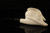 Bull Skull Block Meerschaum Pipe with fitted case 14150