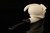Bull Skull Block Meerschaum Pipe with fitted case 14150