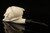 Bull Skull Block Meerschaum Pipe with fitted case 14150