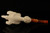 Lion in Claw Block Meerschaum Pipe with fitted case 14229
