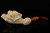 Lion in Claw Block Meerschaum Pipe with fitted case 14229