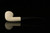 Lattice Dublin Hand Carved Block Meerschaum Pipe with pouch M1075