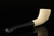 Horn Block Meerschaum Pipe Carved by Tekin with custom case 14339