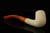 Lattice Bent Billiard Block Meerschaum Pipe with fitted case 14397