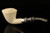 Deluxe Dublin Block Meerschaum Pipe Carved by Tekin with fitted case 14454