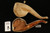 Cat Block Meerschaum Pipe by Kenan with fitted case 14485