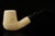 srv Premium - Carved Bent Billiard Meerschaum Pipe with fitted case 14600