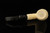 srv Premium - Carved Bent Billiard Meerschaum Pipe with fitted case 14600