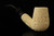 srv Premium - Carved Bent Billiard Meerschaum Pipe with fitted case 14600