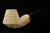 srv Premium - RC - Carved Volcano Reverse Calabash Meerschaum Pipe by Kenan with case 14597